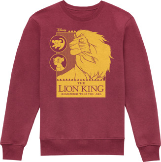 Lion King Simbas Journey Kids' Sweatshirt - Burgundy - 110/116 (5-6 jaar) - Burgundy