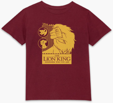 Lion King Simbas Journey Kids' T-Shirt - Burgundy - 110/116 (5-6 jaar) - Burgundy