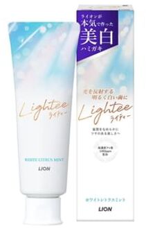 Lion Lightee Whitening Toothpaste Citrus Mint - 100g
