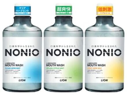 Lion Nonio Mouth Wash Splash Citrus Mint - 1000ml