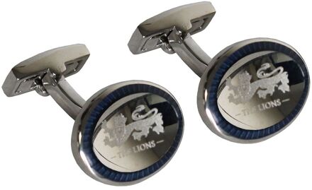 Lions Heren Zilver/Navy Manchetknopen