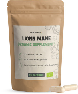 lions mane capsules - 60 capsules