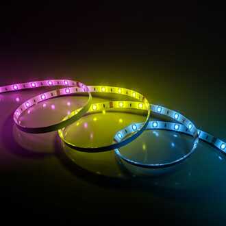 Liora Smart LED Strip 5m - Wifi & Bluetooth - RGBIC - Met afstandsbediening - IP44 voor binnen en buiten - SMD 5050 - 30 LEDs/m