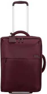 Lipault Foldable Plume Cabin bordeaux zachte koffer Rood - H 55 x B 37 x D 22 cm