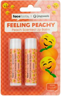 Lipbalsem Face Facts Joypixels Lip Balms Feeling Peachy 2 st