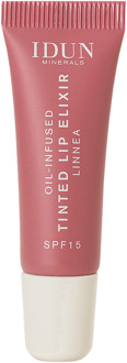 Lipgloss Idun Minerals Oil-Infused Tinted Lip Elixir Linnea 8 ml
