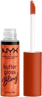 Lipgloss NYX Professional Make-Up Butter Gloss Bling 06 Shimmer Down 8 ml