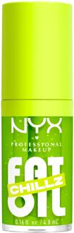 Lipgloss NYX Professional Make-Up Fat Oil Chillz Lip Drip 19 Kiwi Freezie 4.8 ml