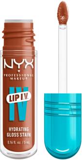 Lipgloss NYX Professional Make-Up Lip I.V. Hydrating Gloss Stain Caramel Drip 5 ml