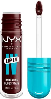 Lipgloss NYX Professional Make-Up Lip I.V. Hydrating Gloss Stain Water 'Bout Wine? 5 ml