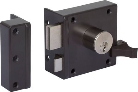 Lips 1754 AK Cilinderoplegslot met losse buitencilinder | dag- en nachtschoot | SKG** | DM 50mm | draairichting 1 | inclusief anti-kerntrekring.