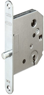 Lips 2134 Kastslot | DM55mm | S | voorplaat staal gelakt 18x153mm afgerond | sluitplaat SPT2131S | DR 1+3/2+4 - A000325616