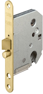 Lips 2135 Deurslot | DM55mm | PC57mm | voorplaat messing 18x153mm afgerond | sluitplaat SPT2131S | DR 1+3/2+4 - A000325617