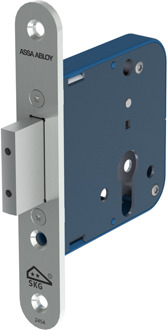 Lips 2454 Veiligheidsbijzetslot | SKG** | DM60mm | PC | voorplaat RVS 24x159mm afgerond | DR 1+2+3+4 - 7266907