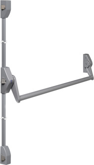 Lips FLAT101Z Paniekopener Freedom Line Model T | met duwstang | 2 - 3 sluitpunten zijwaarts met nachtschootblokkering | 1160mm kleur