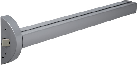 Lips FLBR101E Paniekopener Freedom Line Model R | met duwbalk | 1 sluitpunt met nachtschootblokkering | 860mm kleur zilvergrijs/zilvergrijs - 7225548