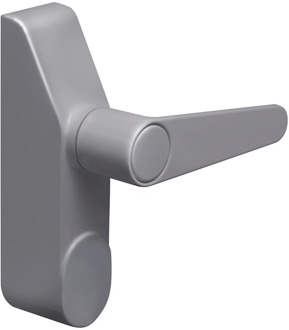 Lips FLOTT0010G Paniekopener buitenmodule Freedom Line | model T | blinde uitvoering | met kruk | kleur zilvergrijs - 7225602