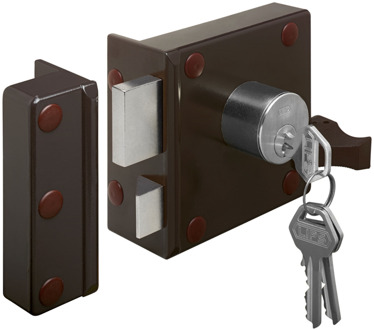 Lips S1702 Octro 4000S | cilinderoplegslot met losse buitencilinder | dag- en nachtschoot | DM 50mm | draairichting 2. - 10036427