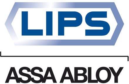 Lips SPU2420S Sluitplaat voor dag- en nachtslot | afgerond | staalverzinkt. | 166 x 24 mm - 7170372