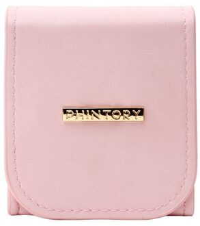 Lipstick Cosmetische Tas Met Spiegel Make-Up Tas Travel Pouch Organizer Pu Lederen Draagbare Beauty Case Kleine Opslag Gevallen 08