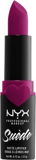 Lipstick NYX Professional Make-Up Suede Matte Lipstick Clinger 3,5 g