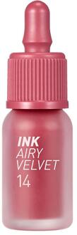 Lipstick Peripera Ink Airy Velvet 14 Rosy Pink 4 g