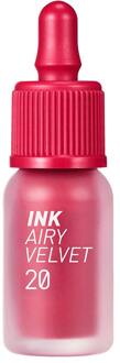 Lipstick Peripera Ink Airy Velvet 20 Beautiful Coral Pink 4 g