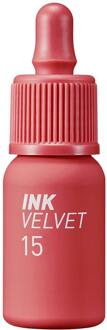 Lipstick Peripera Ink Velvet Lip Tint 15 Beauty Peak Rose 4 g