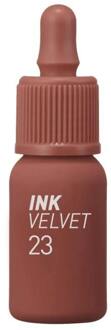 Lipstick Peripera Ink Velvet Lip Tint 23 Nutty Nude 4 g