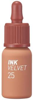 Lipstick Peripera Ink Velvet Lip Tint 25 Cinnamon Nude 4 g
