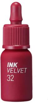 Lipstick Peripera Ink Velvet Lip Tint 32 Fuchsia Red 4 g