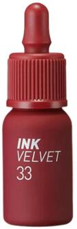 Lipstick Peripera Ink Velvet Lip Tint 33 Pure Red 4 g