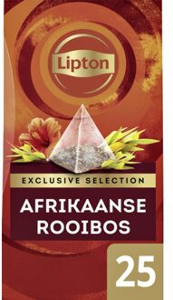 Lipton Exclusive selection Afrikaanse rooibos thee - 25 Pyramide zakjes