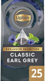 Lipton Exclusive selection thee earl grey - 25 Pyramide zakjes