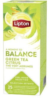 Lipton Feel Good Selection - Green Tea Citrus - 25 tea bags
