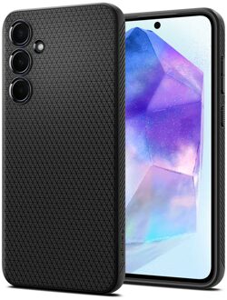 Liquid Air™ Backcover voor de Samsung Galaxy A55 - Matte Black Zwart