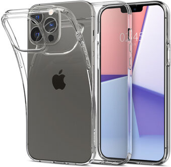 Liquid Crystal Backcover voor iPhone 13 Pro - Transparant