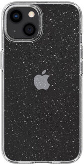 Liquid Crystal Glitter Backcover voor de iPhone 13 - Transparant