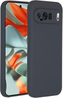 Liquid Silicone Backcover Google Pixel 9 Pro XL Telefoonhoesje Blauw