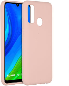 Liquid Silicone Backcover Huawei P Smart (2020) hoesje - Pink Sand