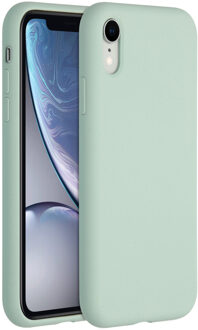 Liquid Silicone Backcover iPhone Xr hoesje - Sky Blue