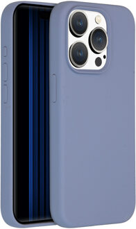 Liquid Silicone Backcover met MagSafe iPhone 15 Pro Telefoonhoesje Grijs