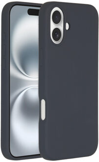 Liquid Silicone Backcover met MagSafe iPhone 16 Plus Telefoonhoesje Blauw