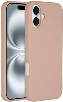 Liquid Silicone Backcover met MagSafe iPhone 16 Plus Telefoonhoesje Roze