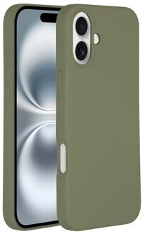 Liquid Silicone Backcover met MagSafe iPhone 16 Telefoonhoesje