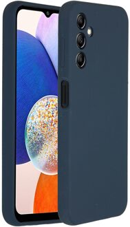 Liquid Silicone Backcover Samsung Galaxy A14 (5G) Telefoonhoesje Blauw