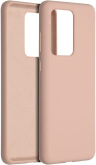 Liquid Silicone Backcover Samsung Galaxy S20 Ultra hoesje - Roze