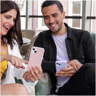 Liquid Silicone Backcover voor Samsung Galaxy S25 Ultra Telefoonhoesje Roze