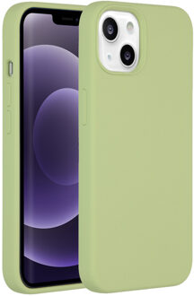 Liquid Silicone voor Apple iPhone 13 Telefoonhoesje Groen