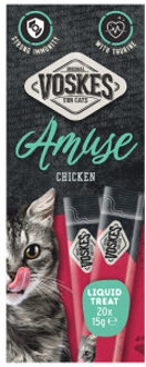 Liquid Treat kip kattensnack 4 verpakkingen (80 x 15 g)